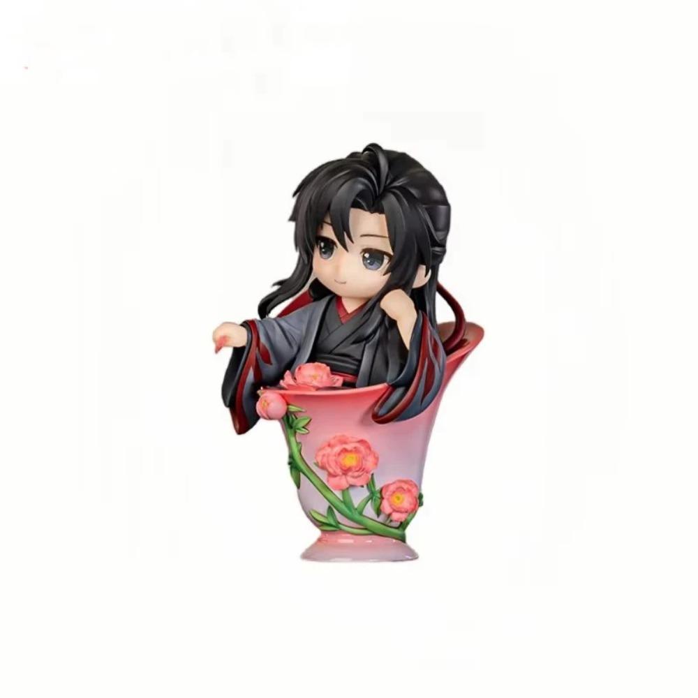 Mo Daozu Stone Porcelain Flower Rhyme Series Blind Box Cute Anime Character Collection Toy Wei Wu Xian Lan Gift for Fans Models
