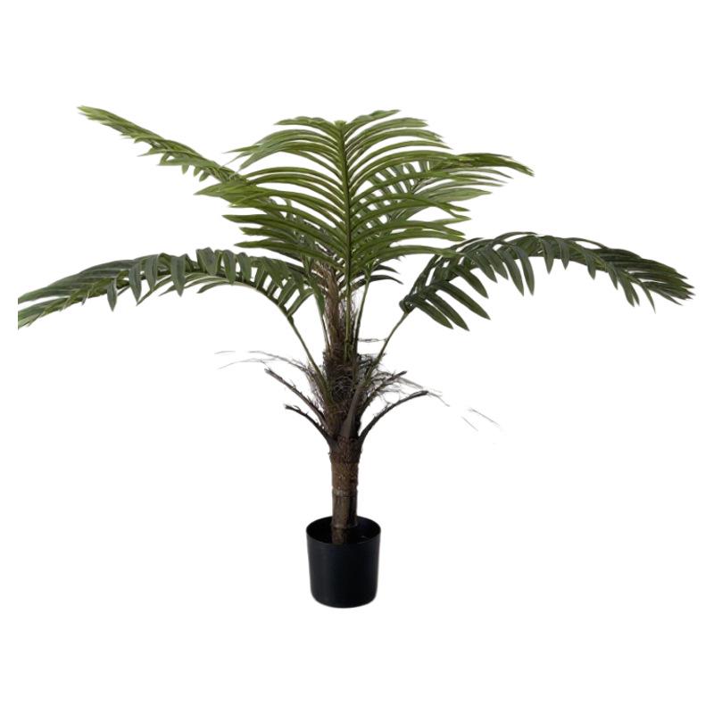 Xianci Southeast Asian Style Potted Palm Tree: Faux Coconut Needle Palm for Landscaping and Mall Decor.