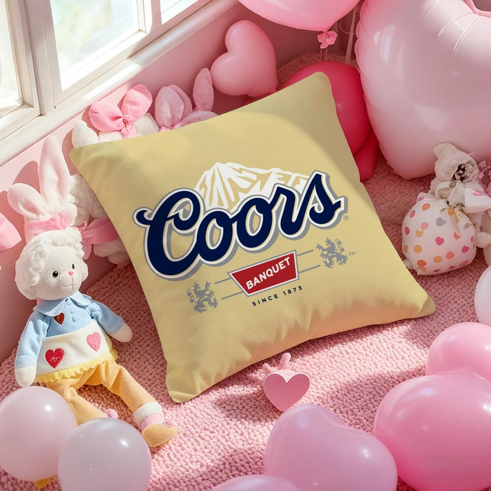 C-Coors Classic Cushion Cover Pattern Printed Pillowcase for Living Room Sofa Cushion Cover & Bedroom Decor