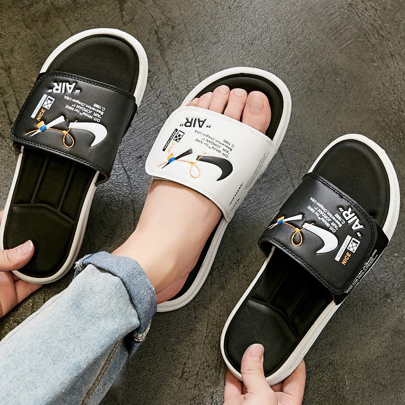 couple nike slippers