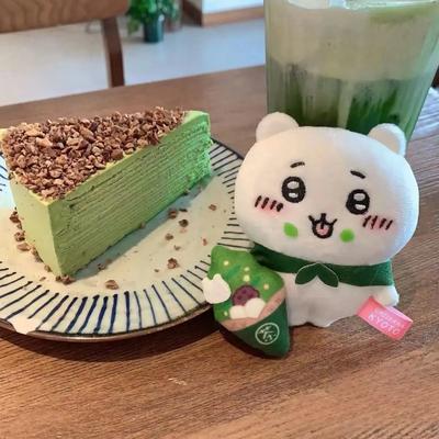 Cute Matcha Chikawas Usagi Plush Doll Lake Biwa Limited Bag Pendant Usagi Hachiware Plush Toy Pendant Keychain Pendant Girl Gift