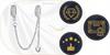 Charms Chain Security 925 Zircons Charms Pr 925