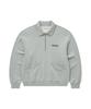 Collared Half-Zip Sweatshirt Melange Gray