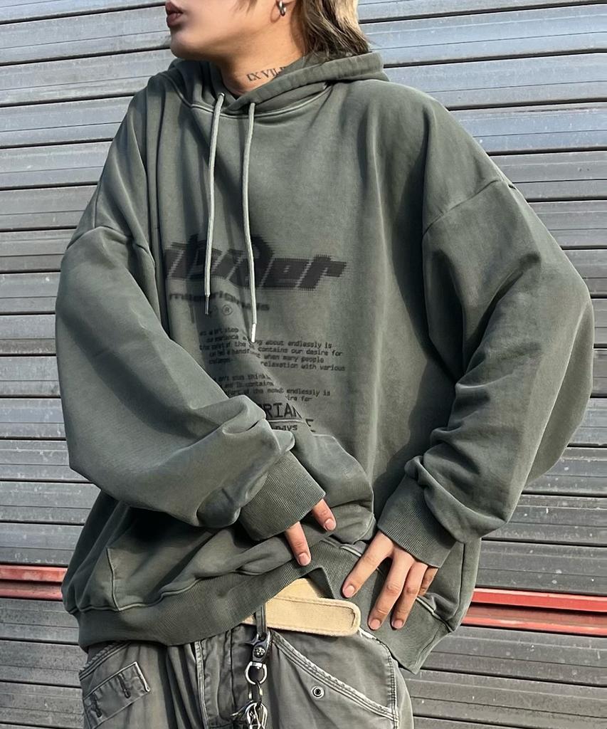 Outsider Original Sweat Hoodie Pigment Khaki