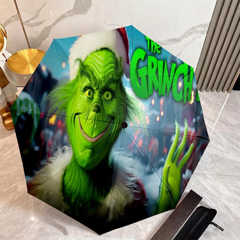 Christmas Comedy How the Grinch Stole Christmas Umbrella home essential wrought iron eight legged multifunctional travel camping essential umbrella 11