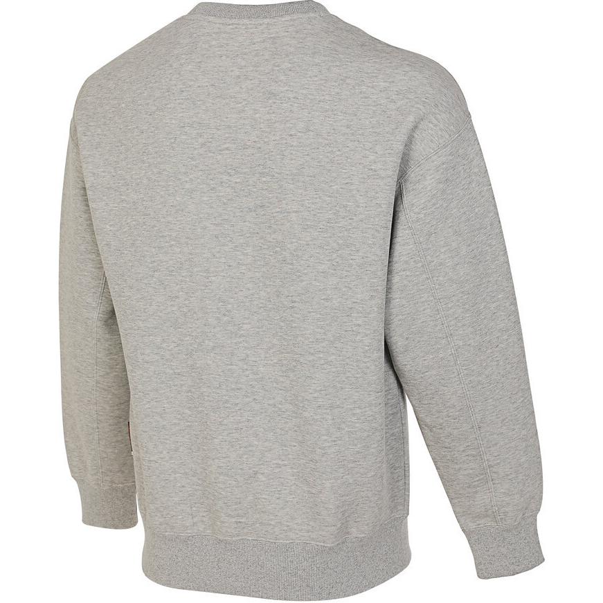 Li Ning Anti-Five Series Round Neck Sports Casual Pullover Sweatshirt Men sweatshirt Gray AWDTA79-3