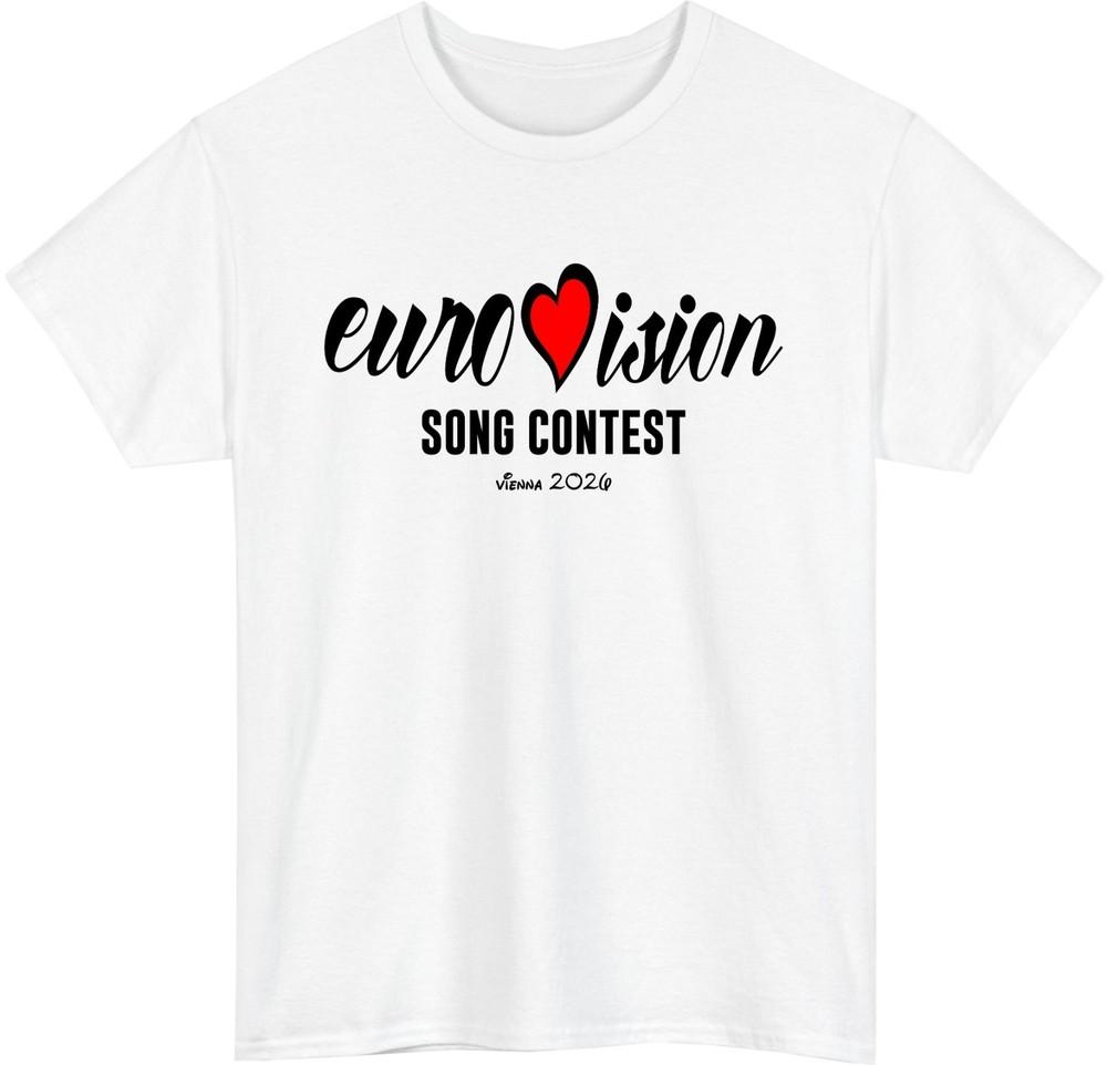 Eurovision 2026 Vienna T-Shirt Unisex 70° Anniversario Concorso Canoro Tee Regalo