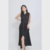 2025 Summer French Chic Sleeveless Knitted Midi Dress