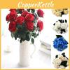 Luxurious 10 Heads Silk Rose Artificial Flowers For Sophisticated Home And Wedding Decor