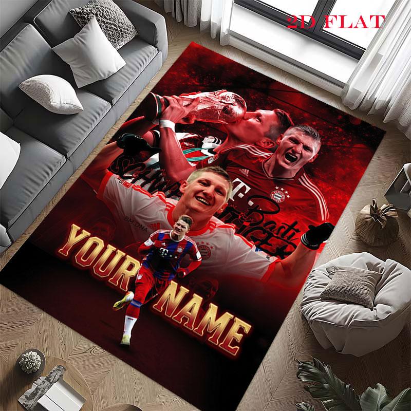 Custom Fc Bayern Munich Carpet Rug for Living Room Bedroom Home Sofa Decoration,Kids play Nonslip Floor Mat