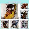 Dragon Ball Pillow Case Stunning Cartoon Square Cushion Cover For Stylish Sofa Home Decor