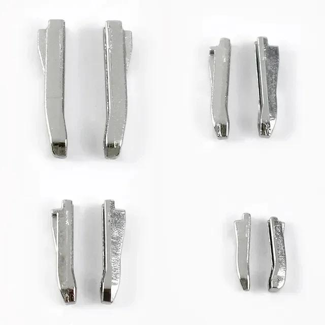 Meetee 20Sets 3# 5# 8# 10# Metal U Shape Zippers Stopper Zipper End Lock for Sewing Bag Clother Zips Repair Kit DIY Accessories
