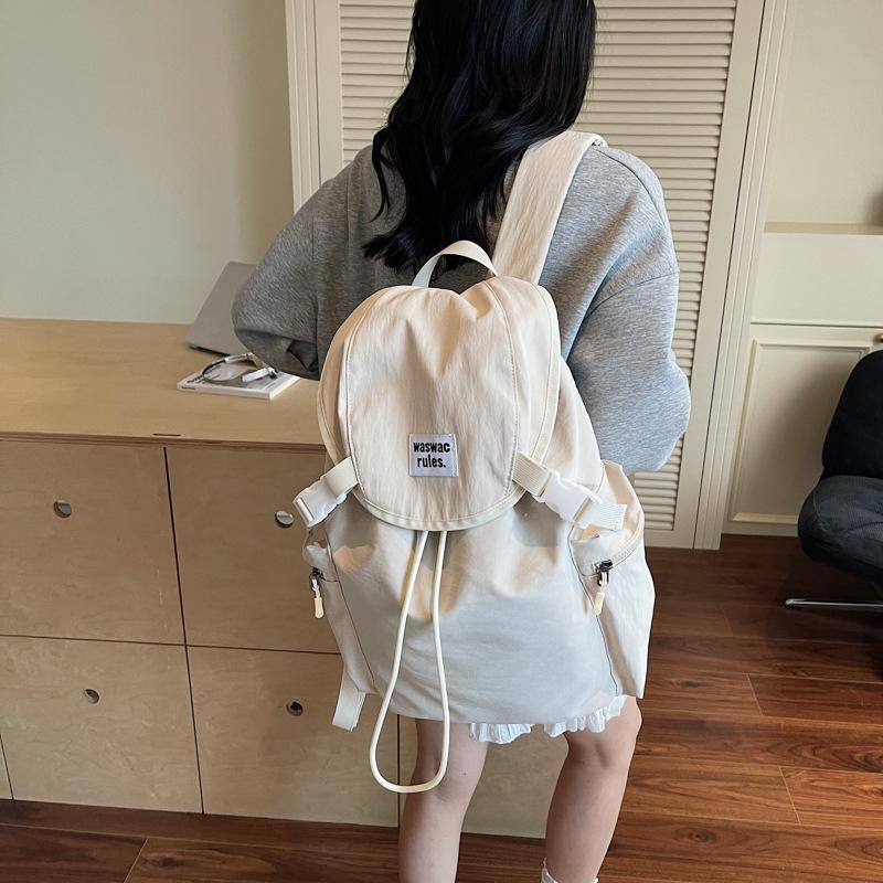 Schoolbag large capacity backpack Japanese trend tooling computer backpack flash simple leisure college student travel backpack