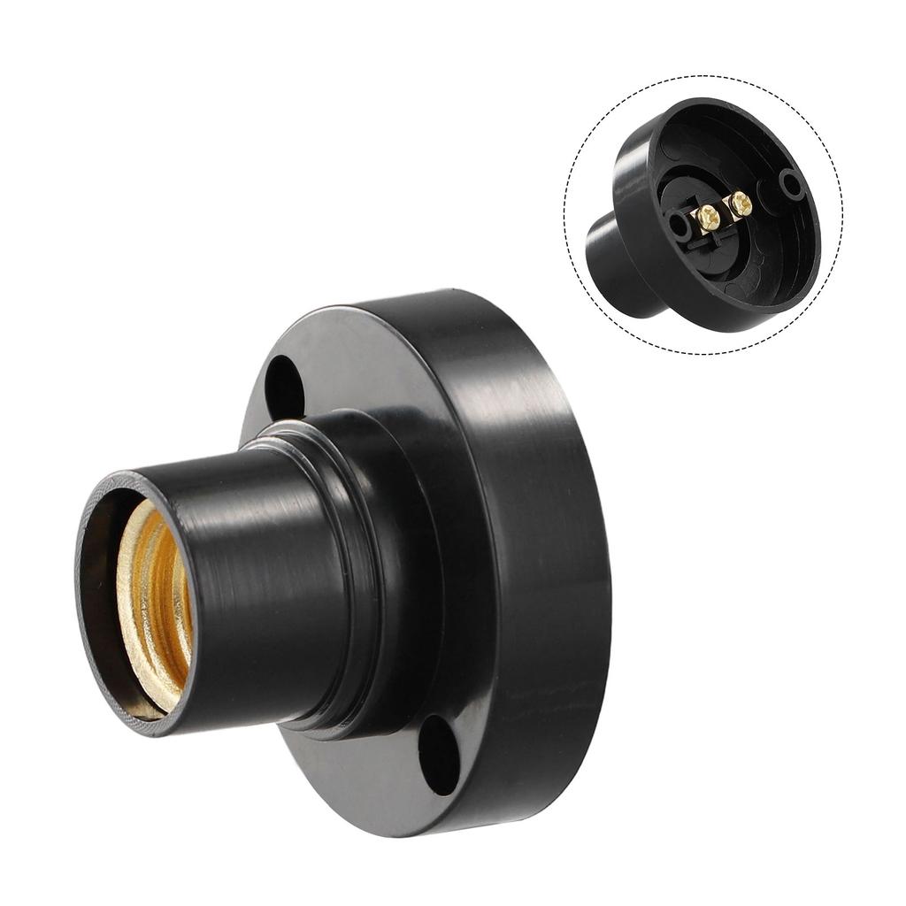 E14 Edison Lamp Holder Light Bulb Screw Socket Conversion Lampholders Surface Fixing Base Holder