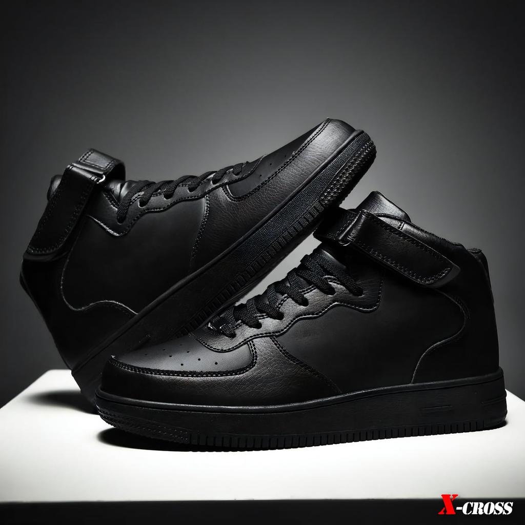 Black Shoes with Velcro Platform and Synthetic Perfect for and Stylish and Available in Plus Perfect for and Features Detail and Available in Size