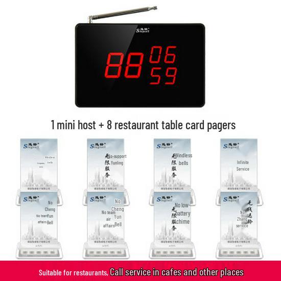 Xunling SC-R10 Wireless Paging System for Restaurants and Hotels