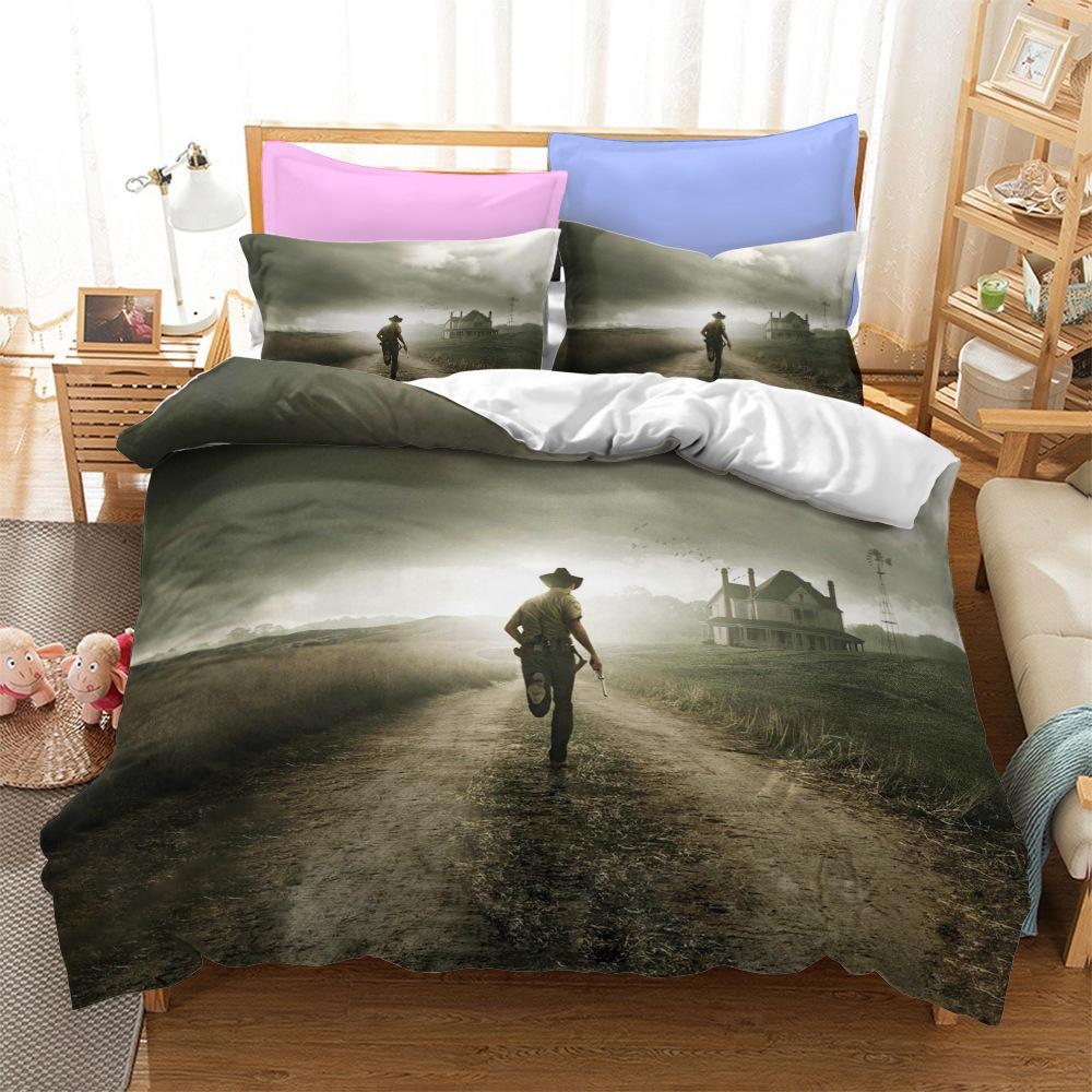 The Walking Dead Series Bedding Three-Piece Home Textile Kit