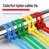 Red 3x100mm Colored Cable Ties, 1.8mm Wide, Multi-Color Options, Pack of 1000
