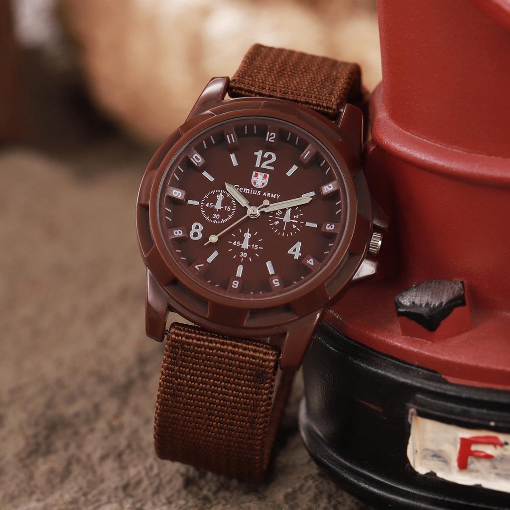 Casual Men Military Watches Sport Quartz Wristwatch Nylon Band Male Clock Watch Relogio Masculino