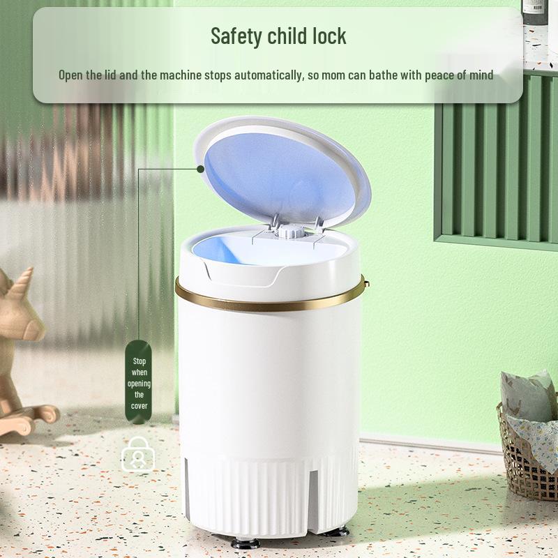 Compact Mini Washing Machine for Socks, Underwear, Dorms & Infant Care