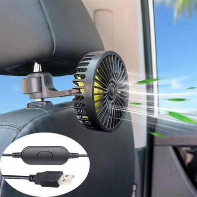 Arka Koltuk Bebekleri İçin USB Araç Koltuğu Fanları, Araç Arka Koltuk Bebek Çocuk Yolcular İçin Elektrikli 5V USB Araç Soğutma Fanı(Sadece USB ile Çalışır, Pil Yok)