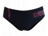 Arena Stroje Pływackie Men's Shading Lights Brief Black Fluo Red 003197/540 D5