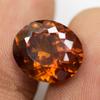 Natural Orange Sapphire Loose Gemstone Oval Cut Ceylon 8.51 Ct September Birthday Birthstone