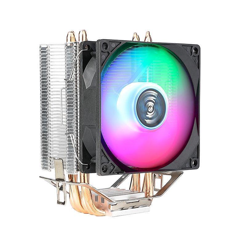Frost Dual Heat Pipe Silent CPU Cooler with Luminous Fan for AMD & Intel 1151/1155/2011 Desktops