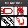 Heavy-Duty Sling & Chain Rigging Tool with Hooks and Rings