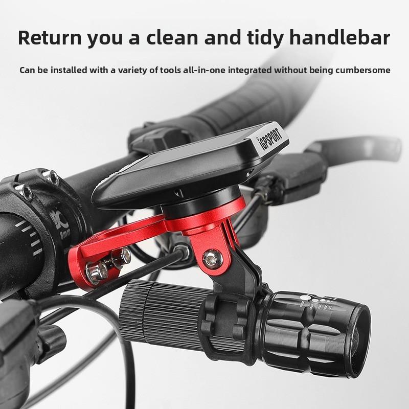 Bicycle Multifunction Bike Computer Mount Extension Aluminum Alloy Light Holder For Mountain Cycling Accessory