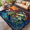 Ben 10 Cartoon Print Rug, Washable Floor Carpet, For Entryway Dorm Laundry Room Office Study, Home Decor Birthday Christmas Gift