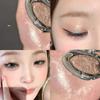 Pearlescent Blue Metallic Eyeshadow Palette Punk Smoky Purple Mashed Potato Waterproof Shimmer Glitter Heart-shaped Eye Shadow
