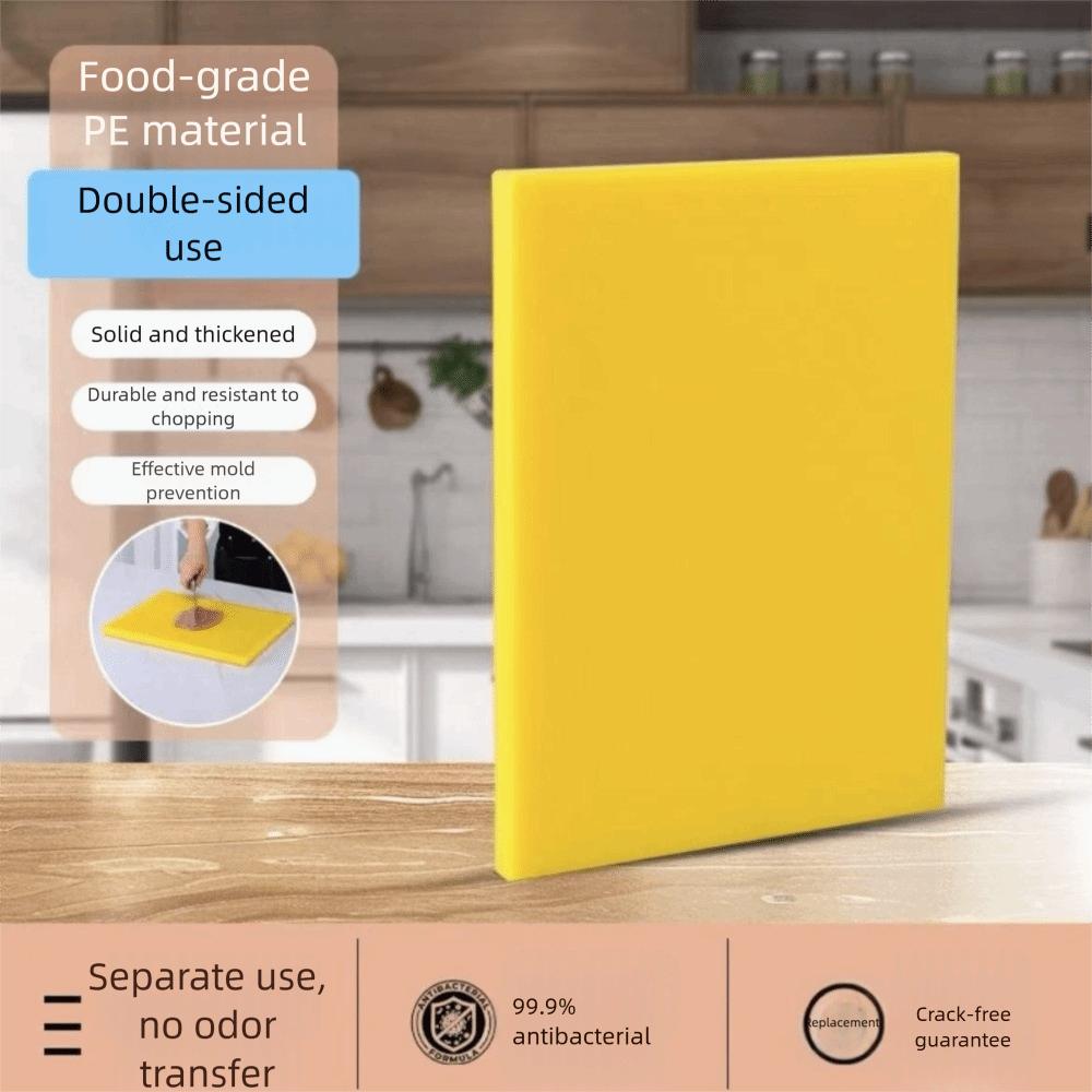 HDPE Plastic Cutting Board Antibacterial 36*28*1.3cm Vegetable Cutting Board Double Sided Cooking Tools Chopping Board Household