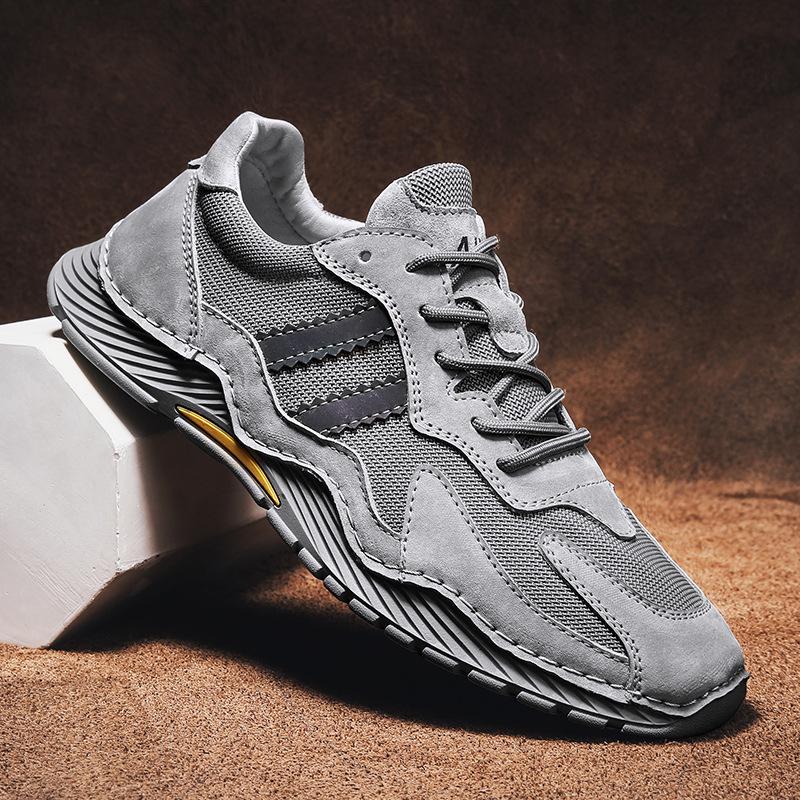 2025 Men's Autumn Mesh Fashion Sneakers - Breathable Casual Sports Shoes In Sizes 45-47