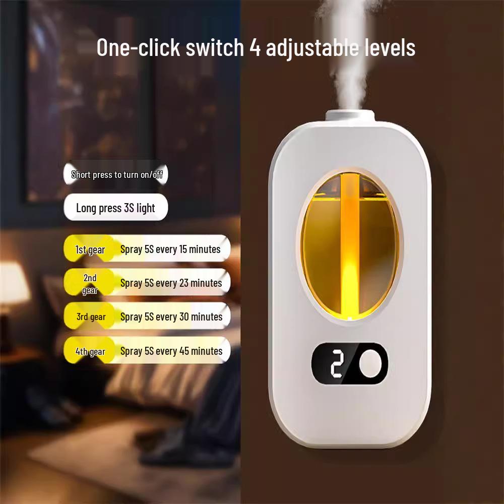 Chytrý dávkovač vůně a ložnicový zvlhčovač vzduchu s časovačem - Dlouhotrvající aroma a domácí deodorizace