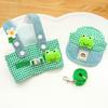 3 Stück/Set Atmungsaktives Gewebe Haustier Zugseil Set Niedliche Hut Ente Frosch Design Hundeleine Welpenkleidung Ausgeh Katze Brustgeschirr