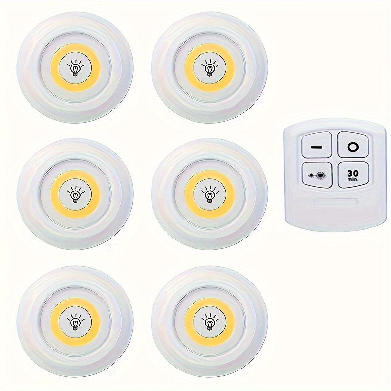 [Lumières LED Intelligentes] Lumières LED Sans Fil Intelligentes Sous-Meuble - Veilleuse COB avec Télécommande - Parfait pour Placard, Cuisine & Plus