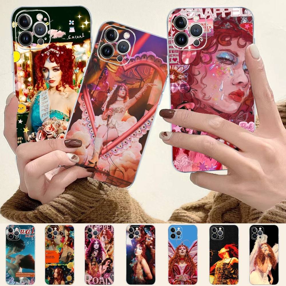 Singer C-Chappell R-Roan For IPhone 11 12 13 14 15 16 17 Pro Max Plus Air Transparent Clear Shockproof Case