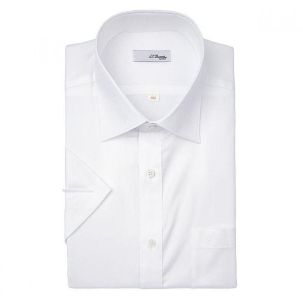 S.t. Dupont 26mm High Quality 140s Short Sleeve Regular Fit Shirt Swh 95