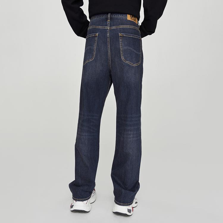 Lee Jeans Men's Dark Blue Thickened Straight Fit Pants LMB004051101292A06951