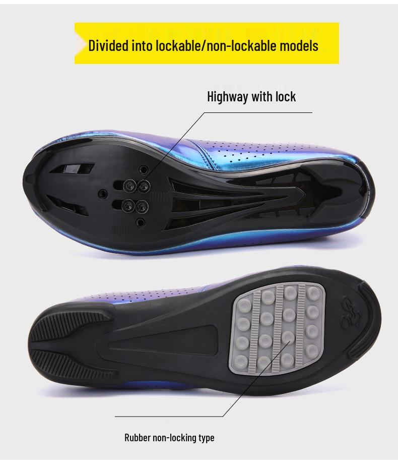 Spring/Summer Men's & Women's Clipless Mountain & Road Cycling Shoes with Hard, Wide Soles