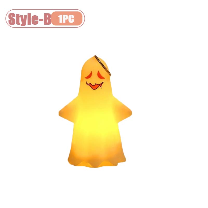 

Portable Pumpkin Lantern with Ghost Hanging Ornament Hallowmas Decoration for Party Haunted House Indoor Outdoor Scene Prop Other