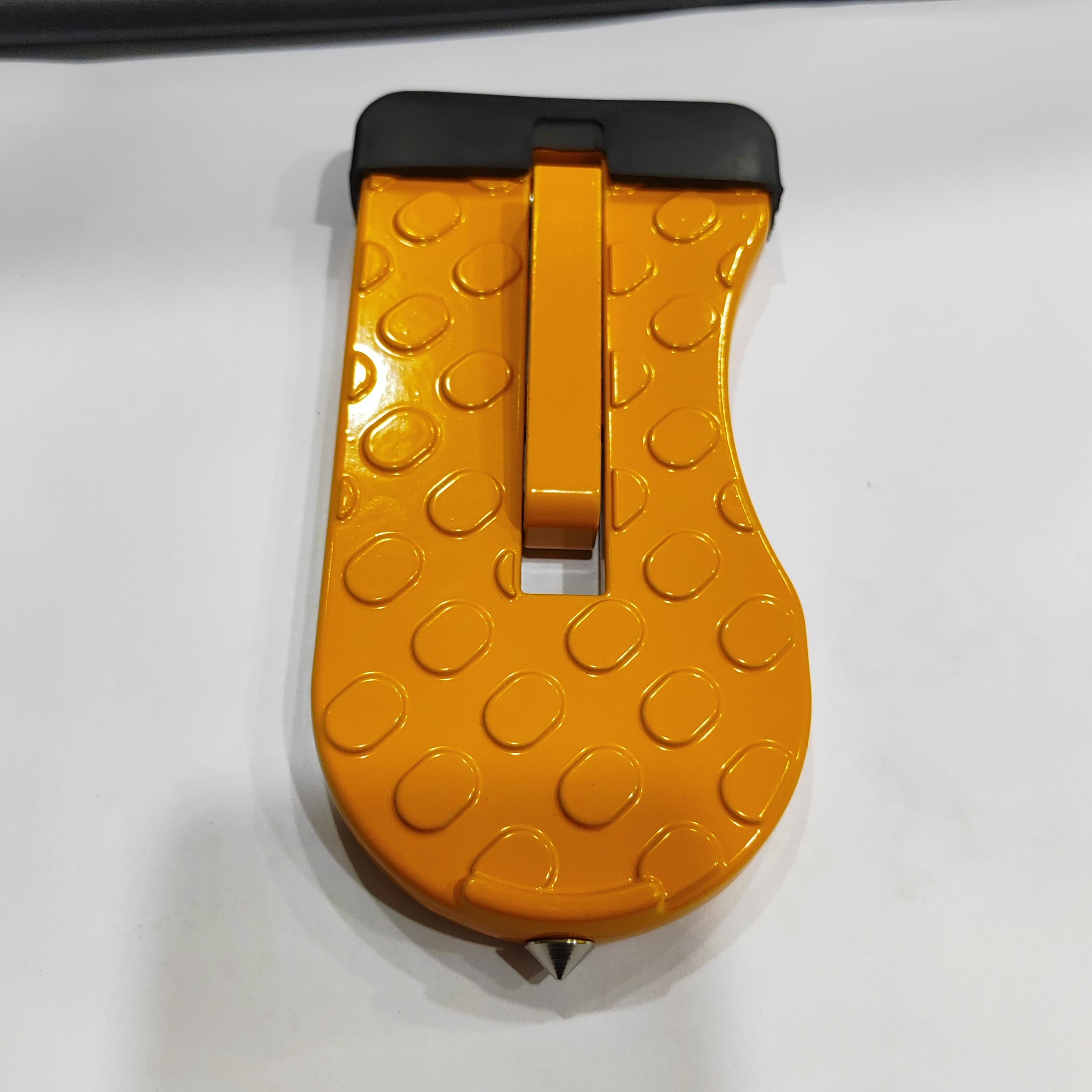 

Универсальная подножка для двери автомобиля, складная подножка для багажника на крыше на дверной защелке, подставка для обеих ног, педаль, лестница L оранжевый