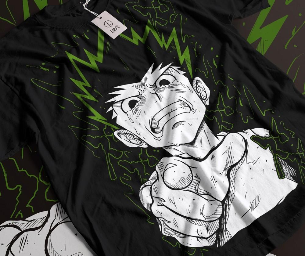 Gon T-shirt Hisoka Killua Hunter Meruem Zoldyck Girl Anime Black Shirt All Sizes