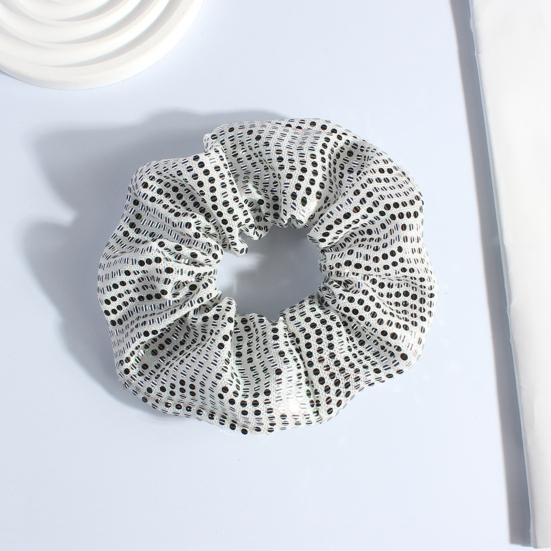 Corda per Capelli Paillettes Lucide Rete Vuota Elastico per Capelli Senza Danni Alta Elasticità Porta Coda di Cavallo Accessorio Quotidiano per Capelli