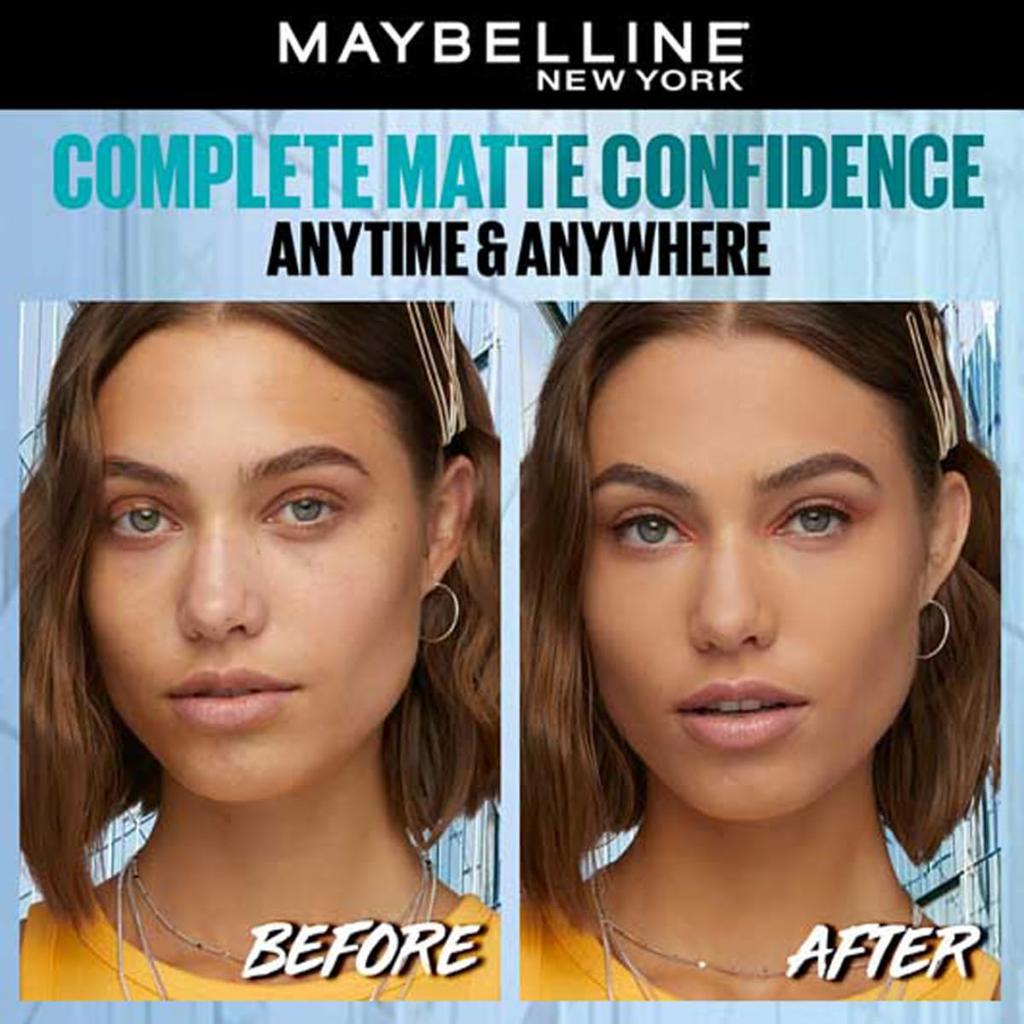 Maybelline New York Fit Me Matte Poreless Compact Powder SPF 32 PA+++ Oil Control Normal Oily Skin 6g Warm Nude 128