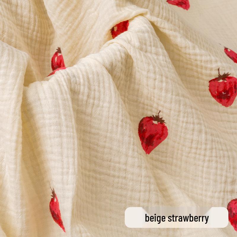 

Pure Cotton Double-Layer Printed Crepe Fabric for Children s and Maternity Sleepwear