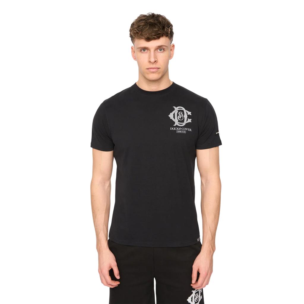 Duck and Cover Mens Randolph Logo Casual T-Shirt