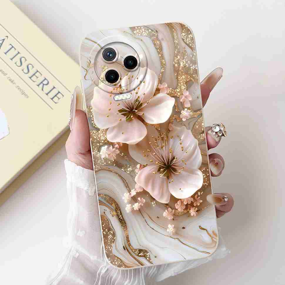 For Infinix Note 12 Pro 4G X676B 6.7" Case Colorful Flower Butterfly Soft Silicone Cover For Infinix Note12 2023 Bumper Casing