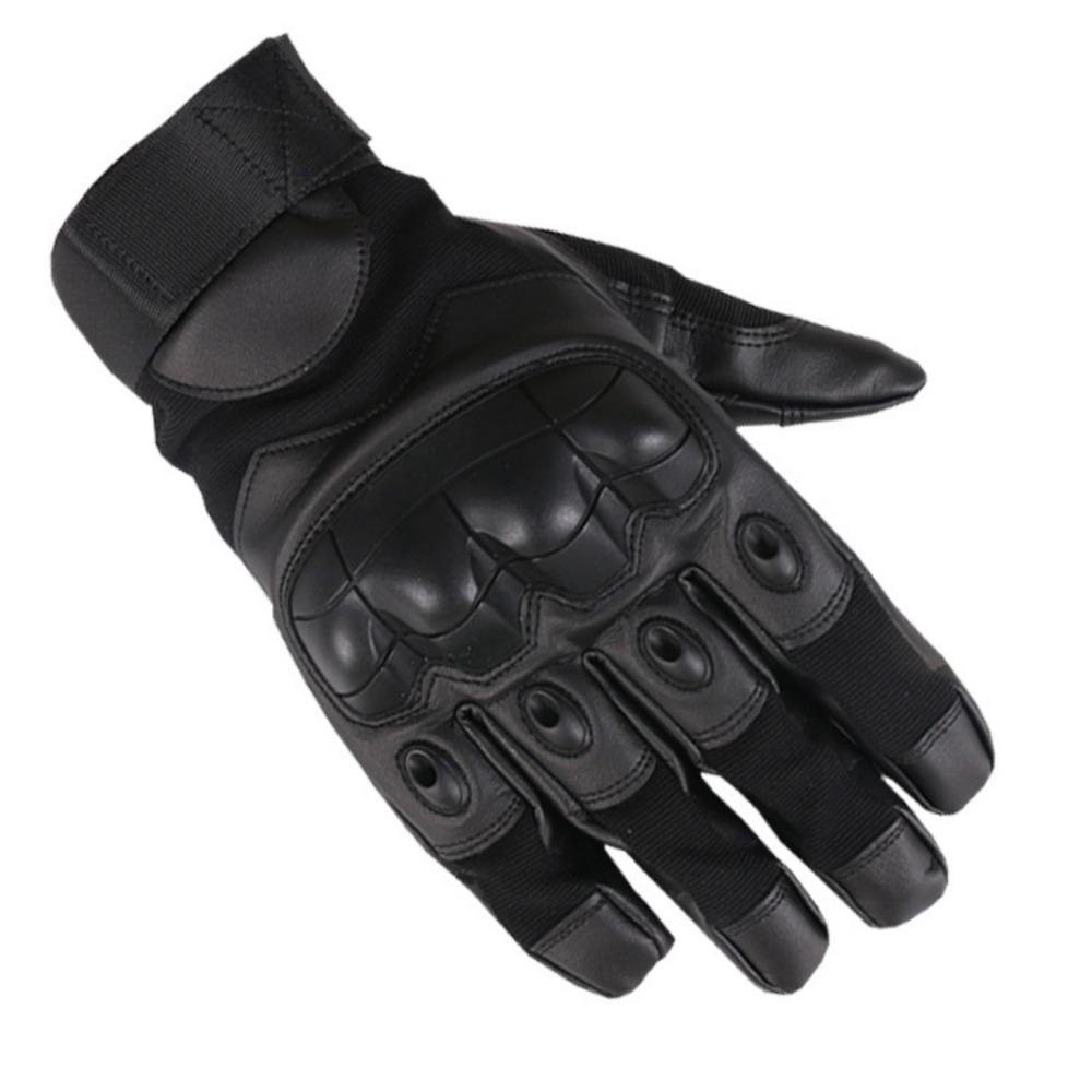 Outdoor Tactical Half Finger Gloves Field Training Sports Riding Mountaineering Non-Slip Motorcycle Full Finger Touch Screen Leather Gloves